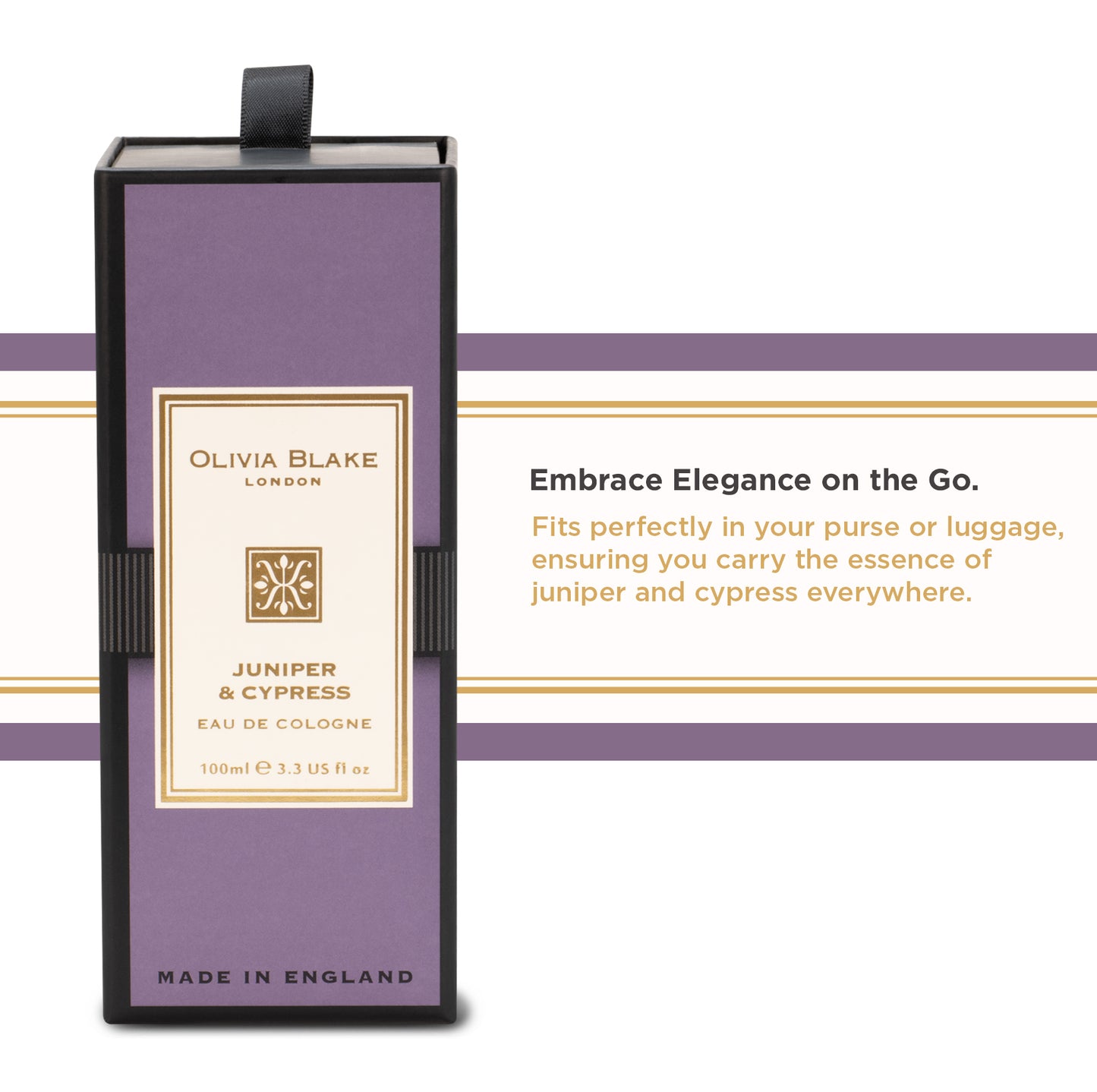 Olivia Blake Juniper & Cypress Perfume for Women – Fine Fragrance Eau de Cologne Spray, 100 ml/3.3 fl oz
