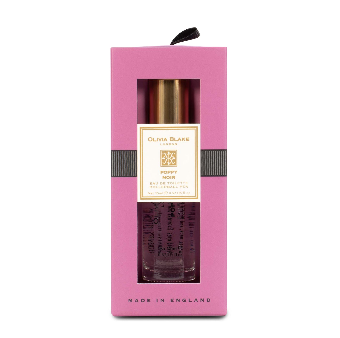 Olivia Blake Poppy Noir Perfume Roller Ball – 15 ml/0.52 fl oz Fine Fragrance Eau de Toilette, Travel Size Perfume for Women