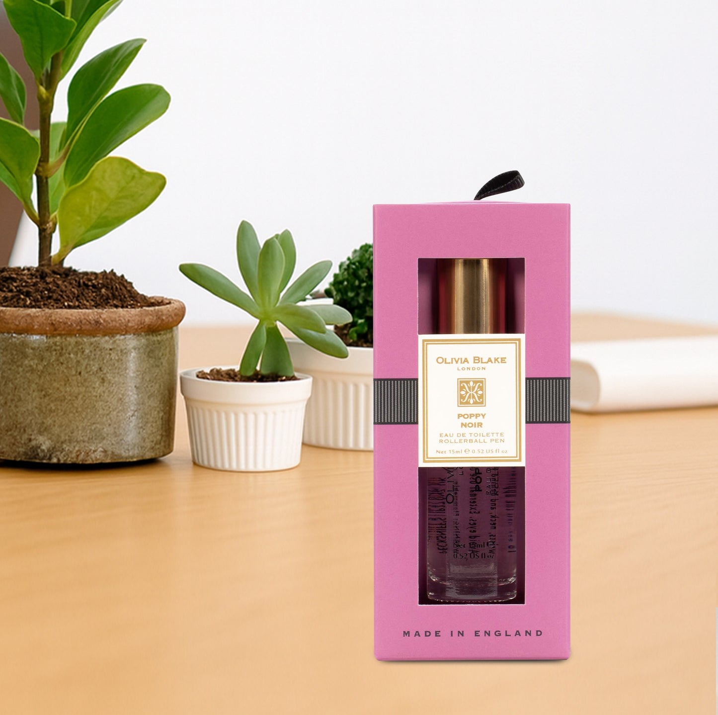 Olivia Blake Poppy Noir Perfume Roller Ball – 15 ml/0.52 fl oz Fine Fragrance Eau de Toilette, Travel Size Perfume for Women