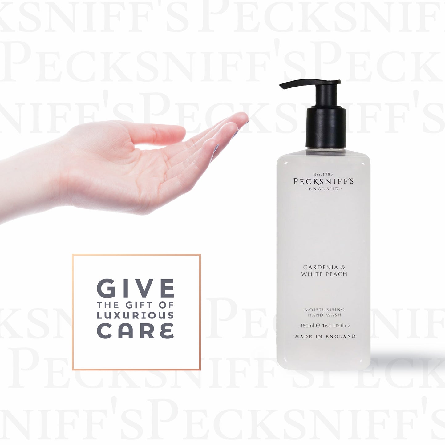 Pecksniff's Gardenia & White Peach Hand Wash 480ml/16.2 fl oz