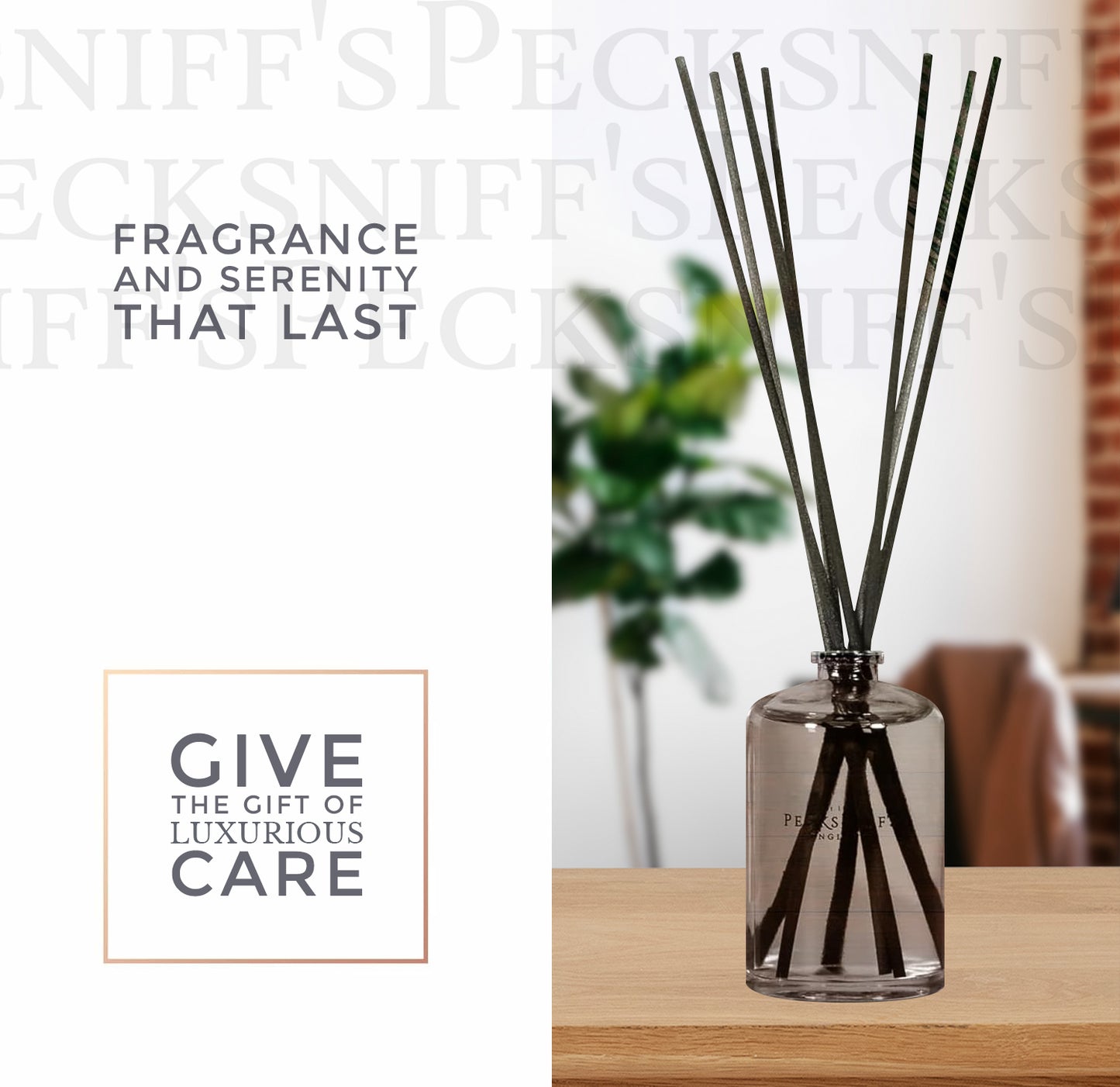 Pecksniffs Bamboo & Vetiver Diffuser | 100ml/3.38 Fl Oz