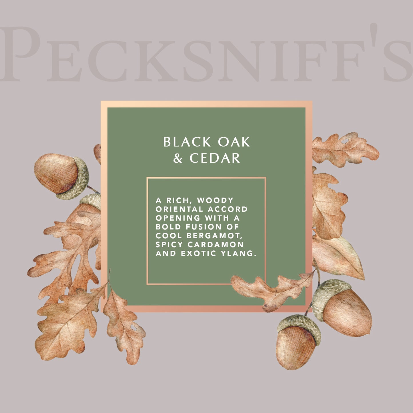Pecksniff's Prestige Black Oak & Cedar Bath Soak Decanter | 500ml/16.9 Fl Oz