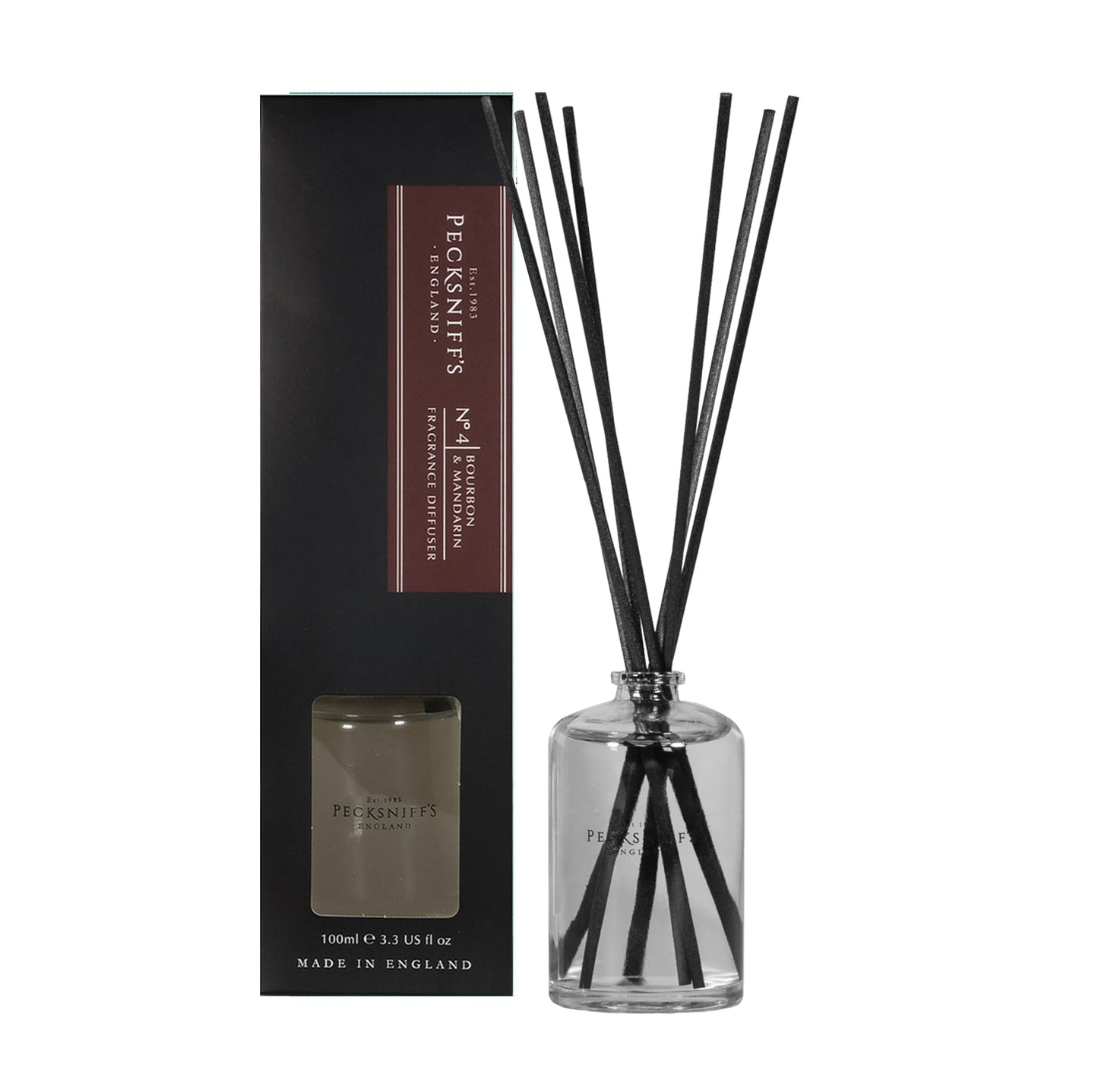 Pecksniffs Bourbon & Mandarin Diffuser | 100ml/3.38 Fl Oz