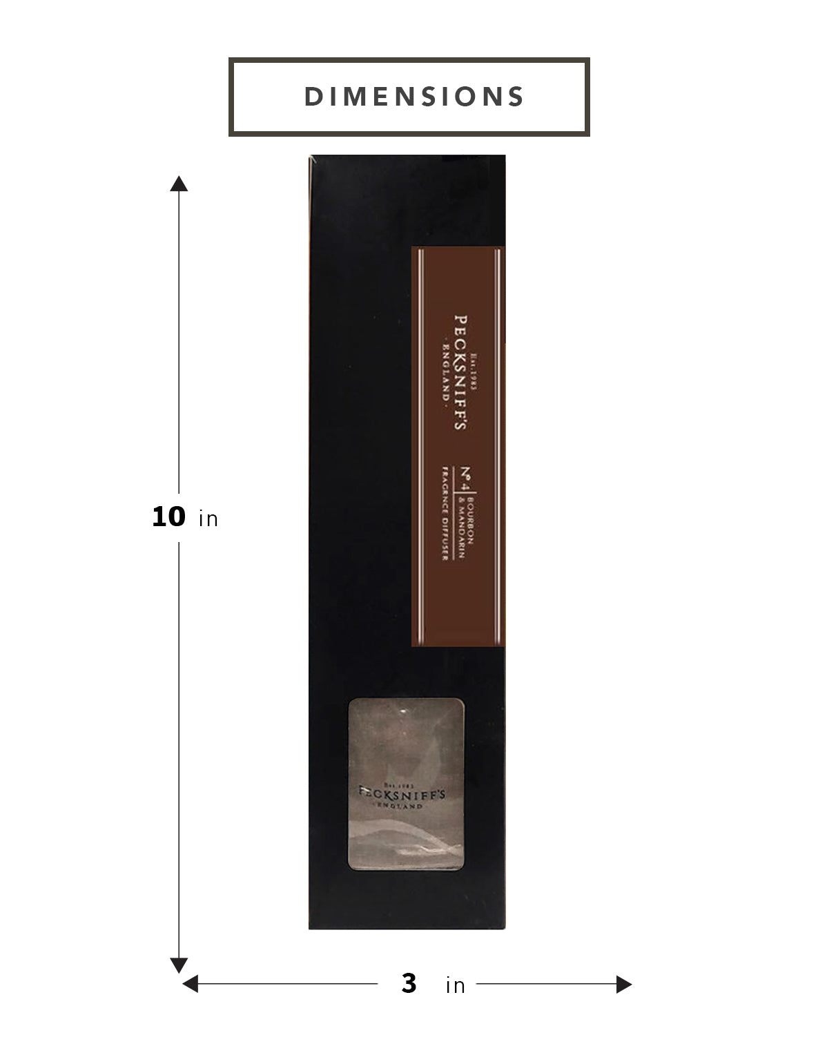 Pecksniffs Bourbon & Mandarin Diffuser | 100ml/3.38 Fl Oz