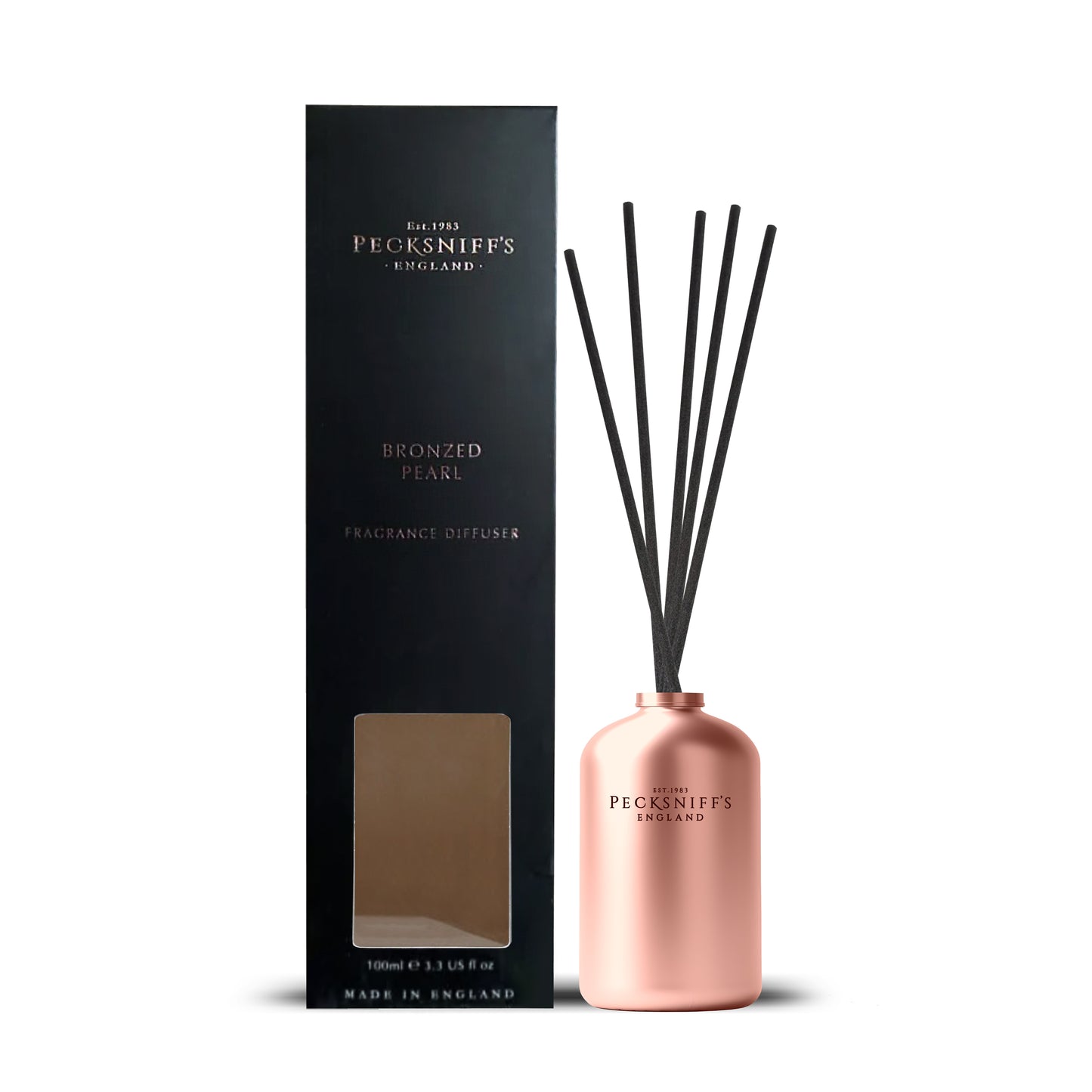 Pecksniffs Bronzed Pearl Diffuser | 100ml/3.38 Fl Oz