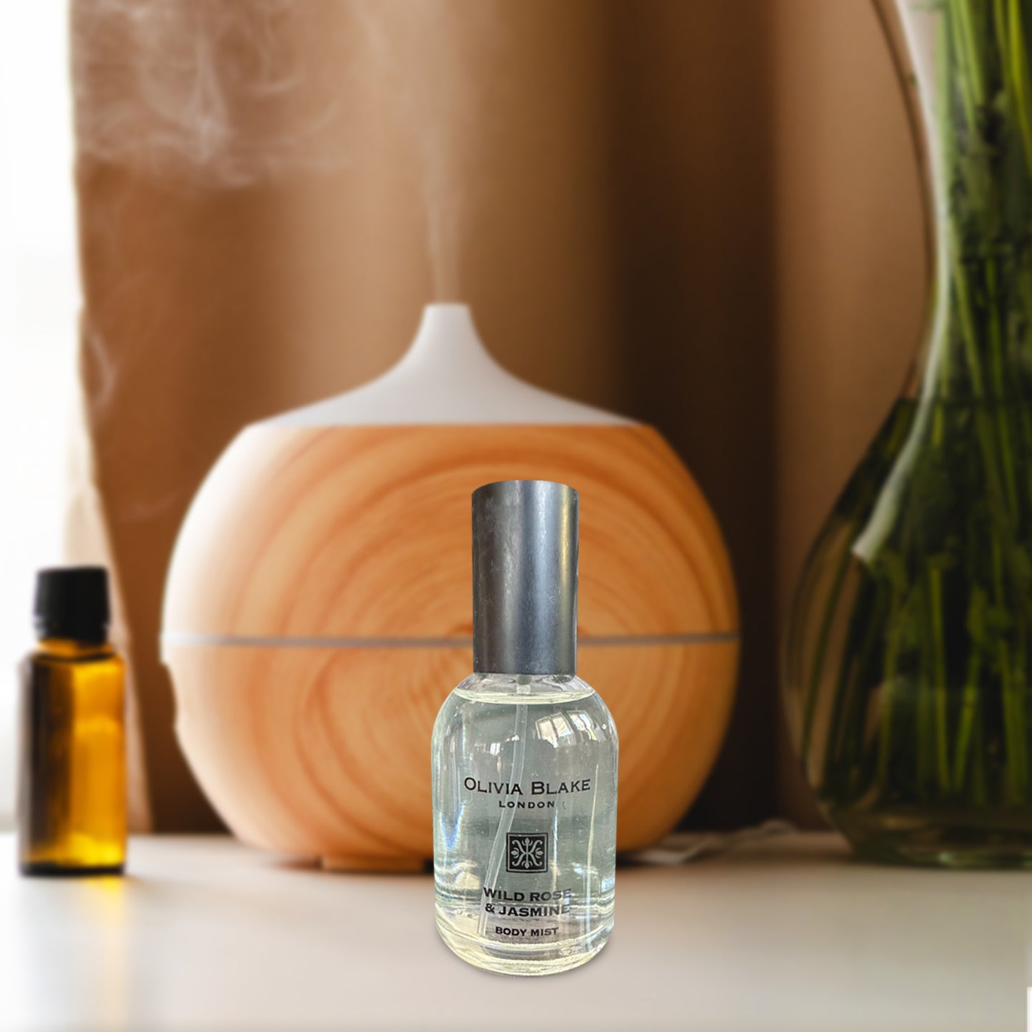 Olivia Blake Cracker House Body Mist Wild Rose & Jasmine Floral Body Spray | 50ml, 1.69 Fl Oz