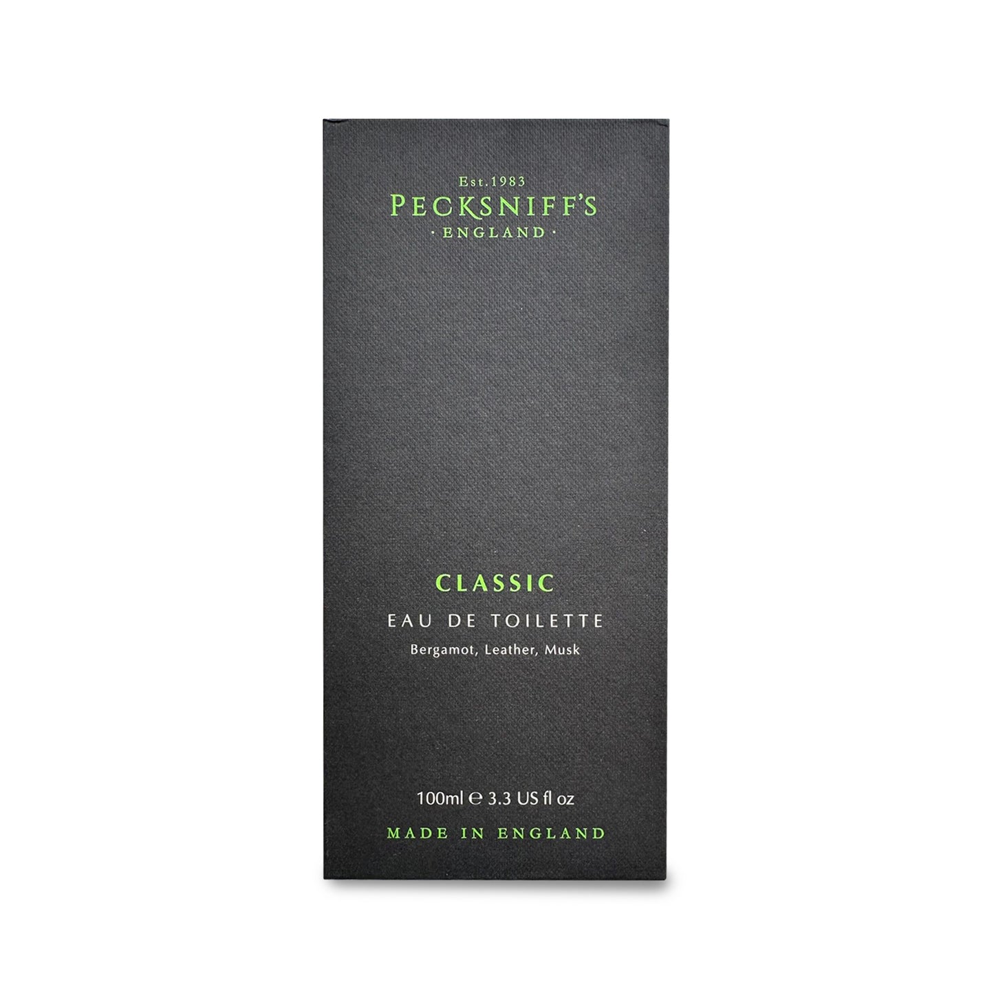 Pecksniff’s Mens Classic Eau de Toilette – 100 ml/3.3 fl oz Fresh Fougere Cologne with Bergamot, Clary Sage, Lavender & Leather Notes