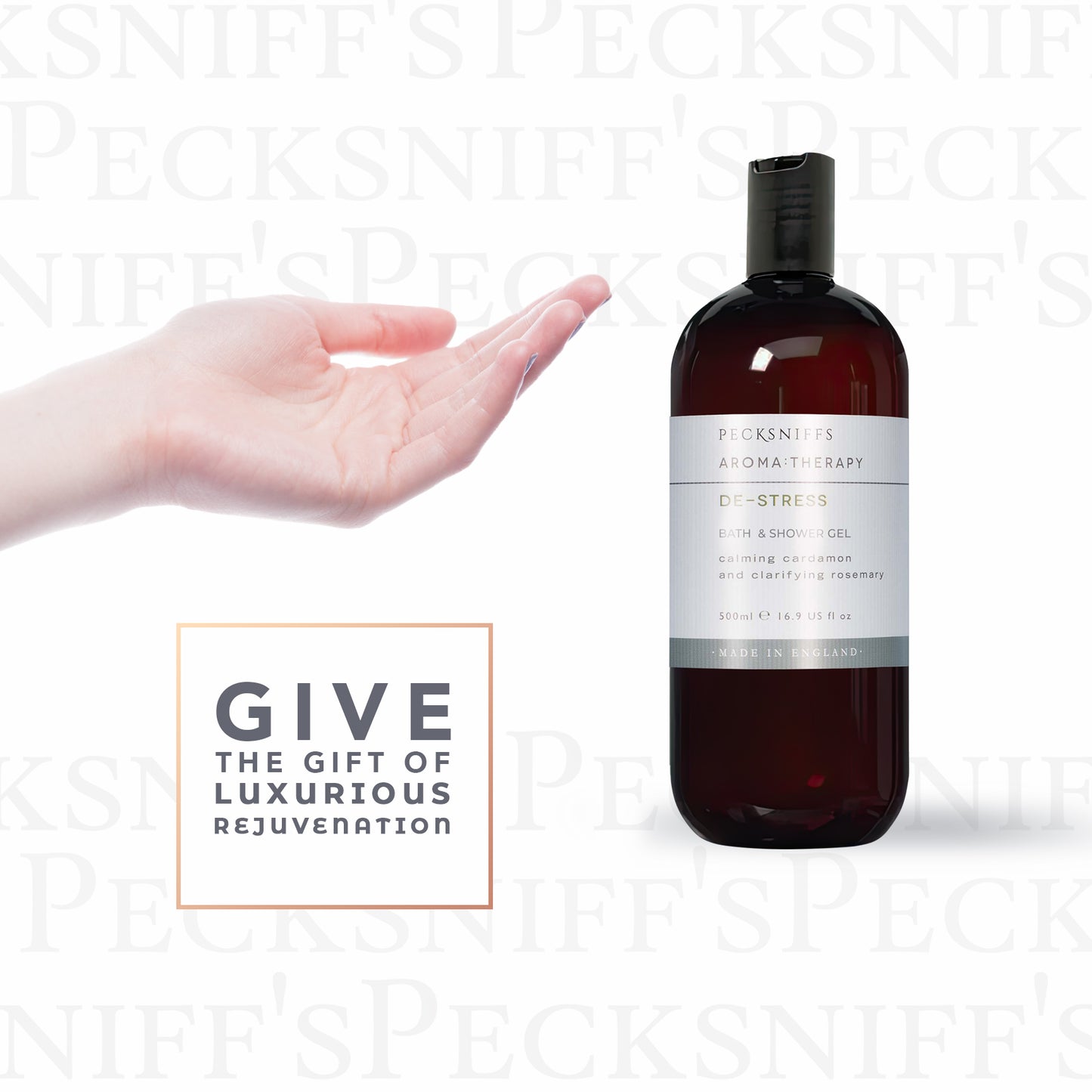 Pecksniff's DE-STRESS Shower Gel | 500ml /16.9 Fl Oz