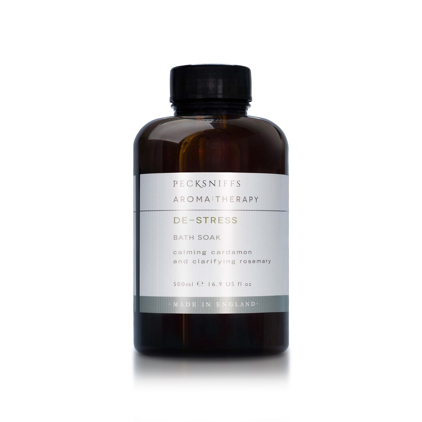 Pecksniff's Aroma:Therapy De-Stress Bath Soak Decanter | 500ml/16.9 Fl Oz