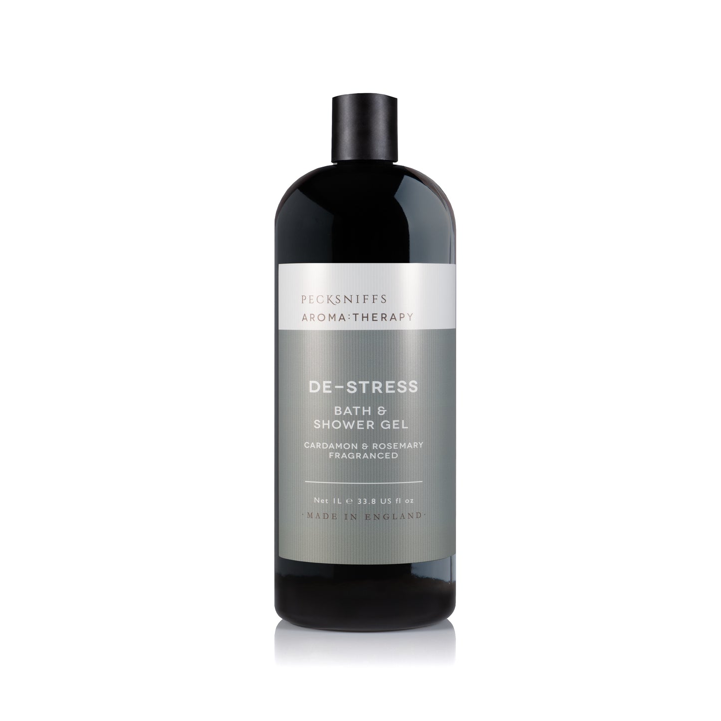 Pecksniff's Aroma:Therapy De-Stress Shower Gel – Luxurious Moisturizing Bath & Body Cleanser, 1000 ml/33.8 fl oz Bottle