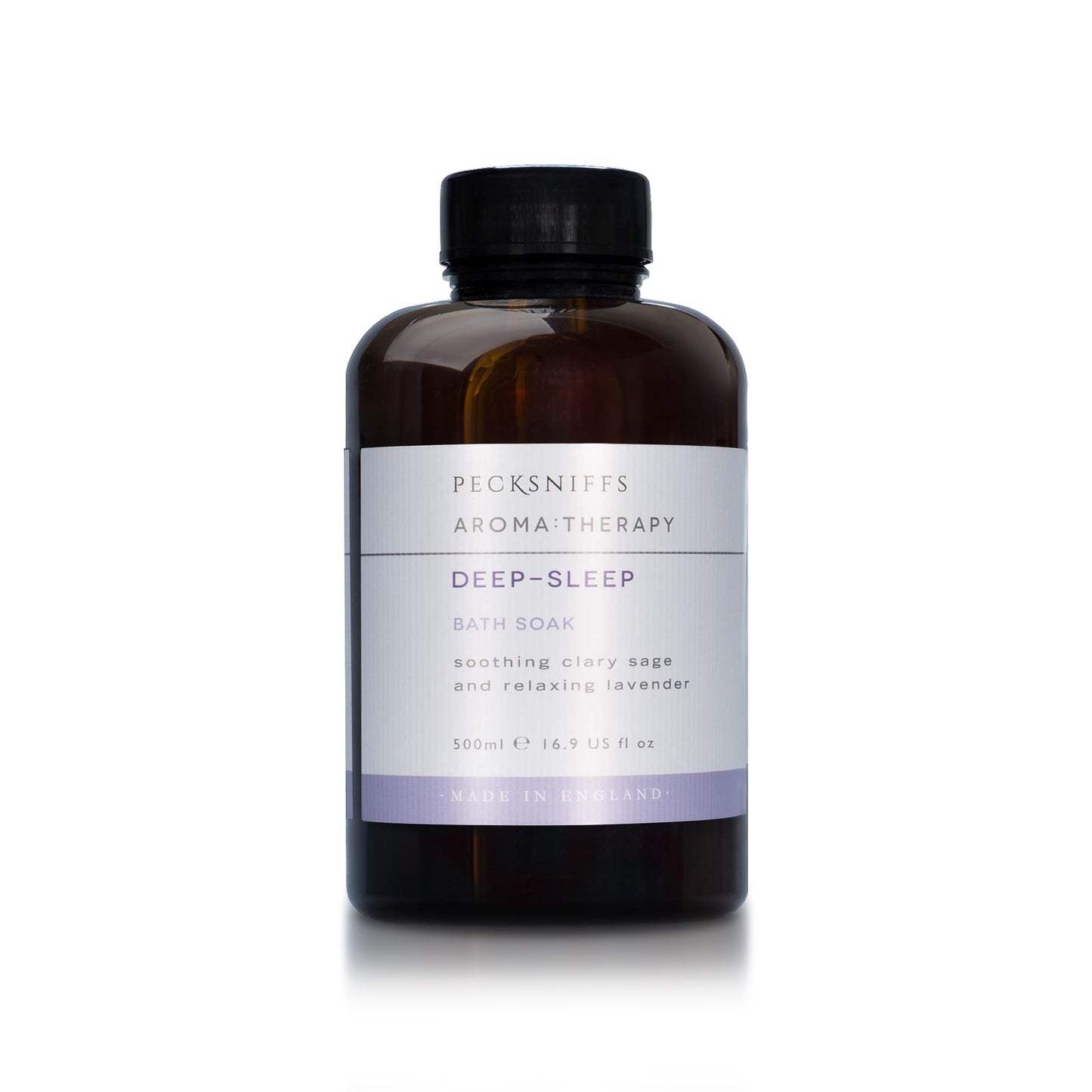 Pecksniffs Aroma:Therapy Deep-Sleep Bath Soak Decanter | 500ml/16.9 Fl Oz