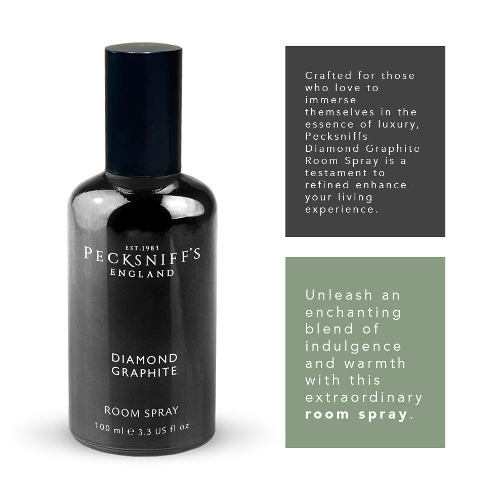 Pecksniffs Diamond Graphite Room Spray | 100ml/3.38 Fl Oz