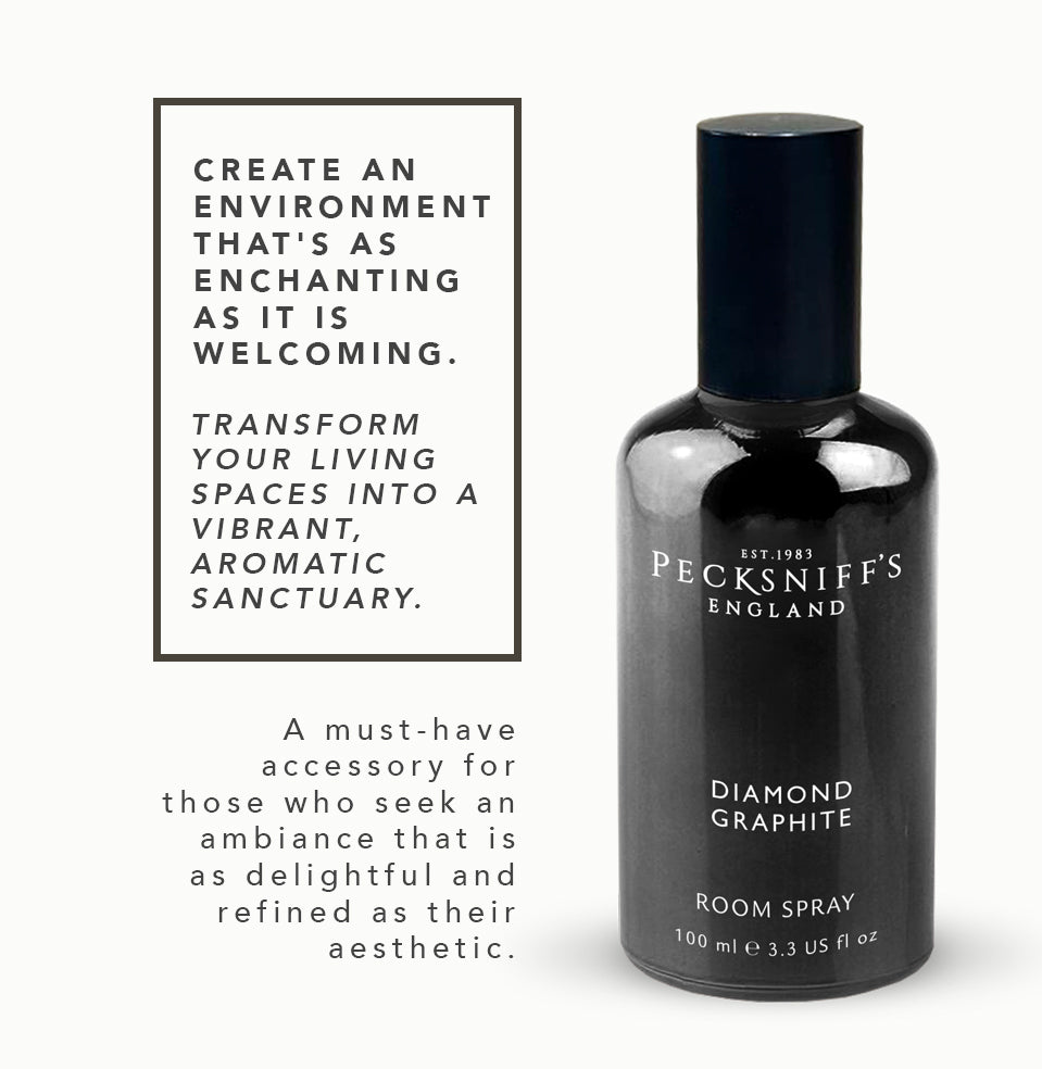 Pecksniffs Diamond Graphite Room Spray | 100ml/3.38 Fl Oz