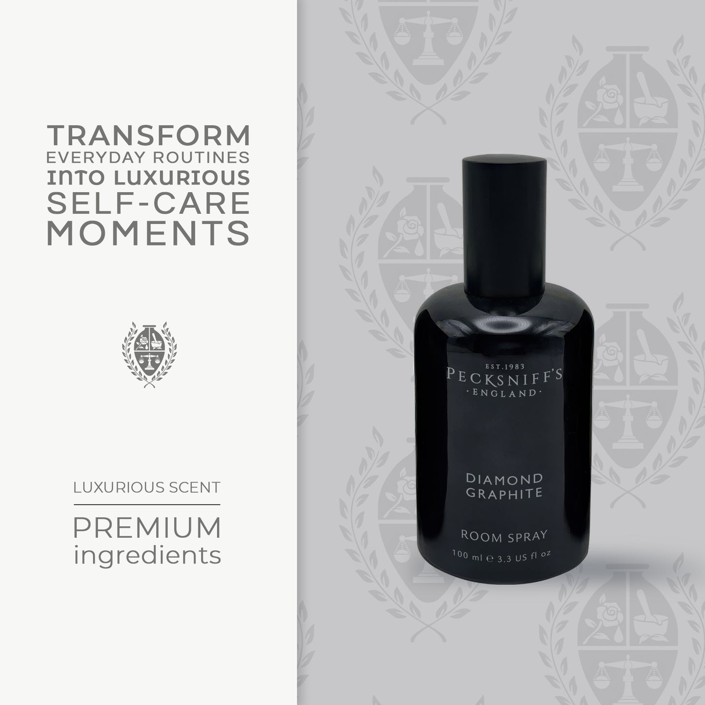 Pecksniffs Diamond Graphite Room Spray | 100ml/3.38 Fl Oz
