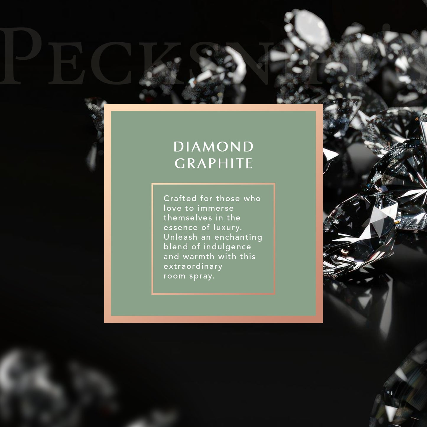 Pecksniffs Diamond Graphite Room Spray | 100ml/3.38 Fl Oz