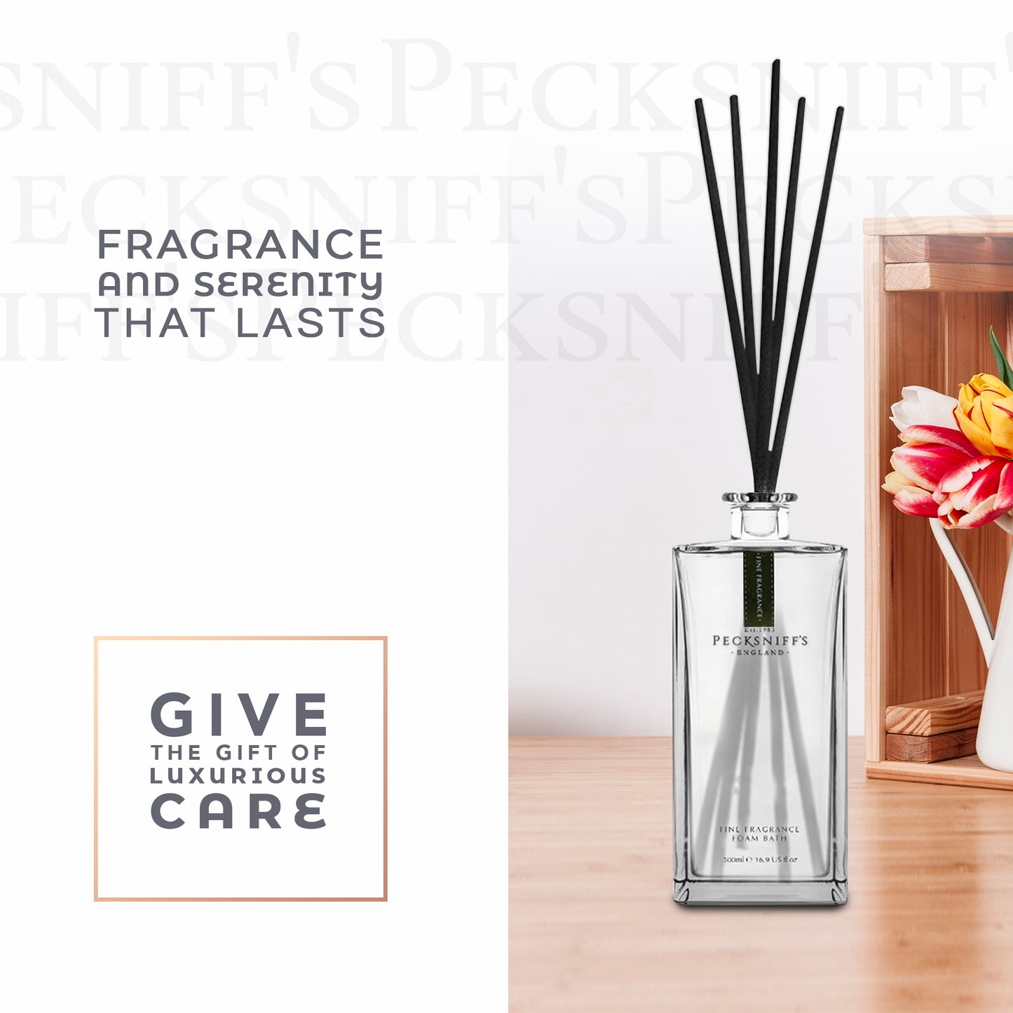Pecksniffs Oudwood & Vetiver Diffuser | 100ml/3.38 Fl Oz