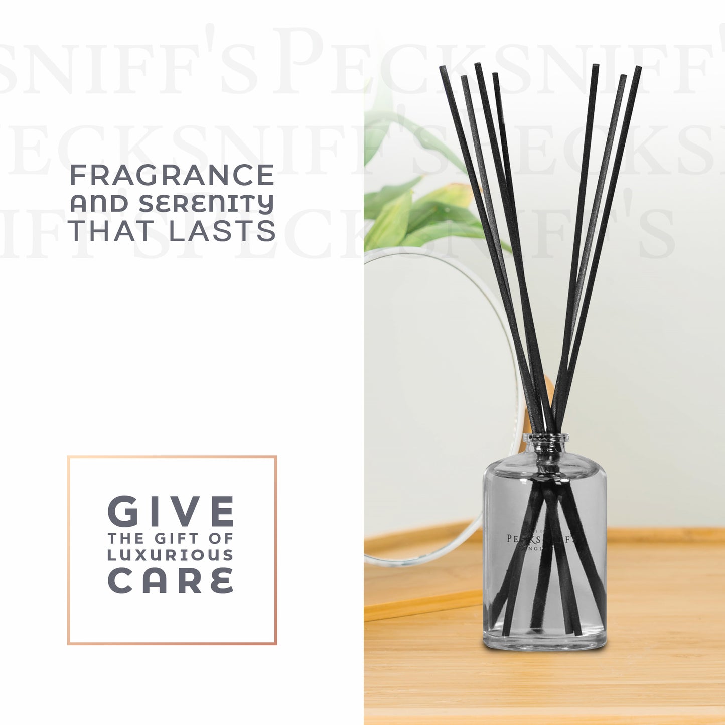 Pecksniff's Tobacco & White Wood Diffuser | 100ml/3.38 Fl Oz