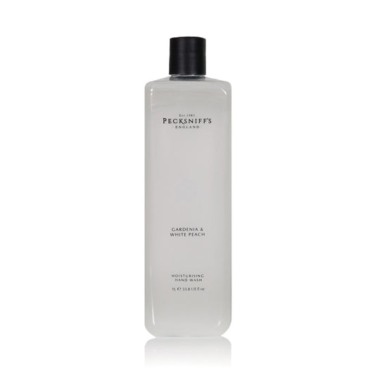 Pecksniffs Classic Gardenia & White Peach Scented Moisturizing Hand Wash Refill | 1L/1000ml, 33.8 Fl oz