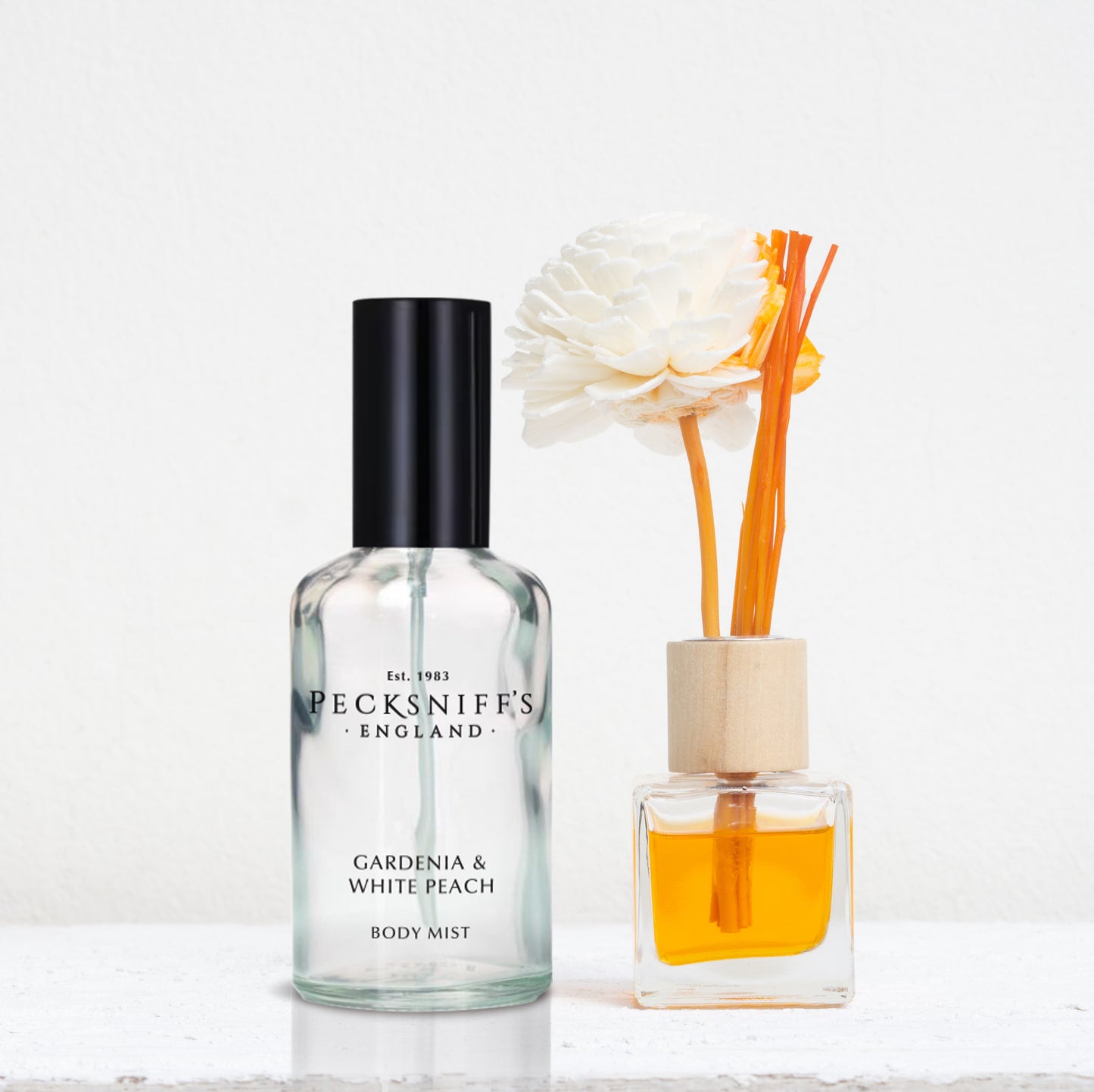 Pecksniff's Cracker Body Mist Gardenia & White Peach Body Spray | 50ml, 1.69 Fl Oz