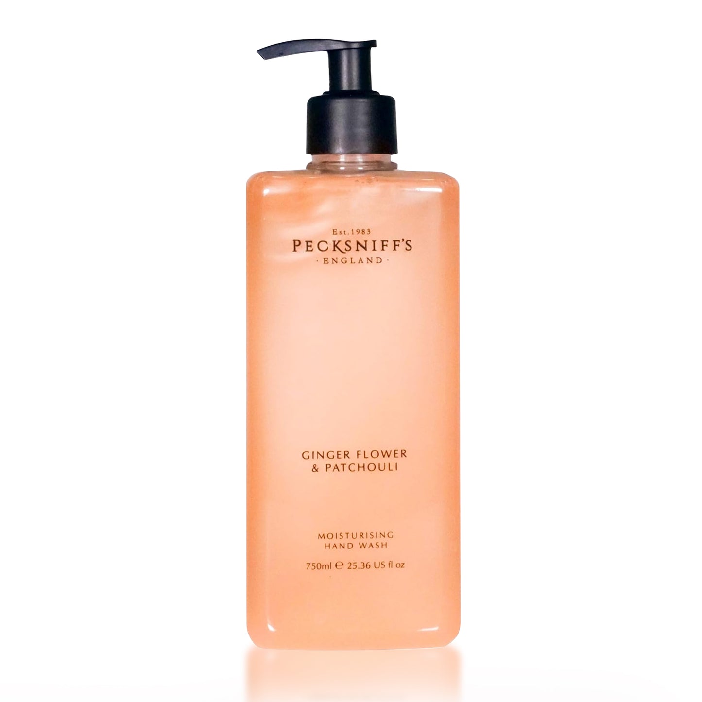 Pecksniffs Classic Ginger Flower & Patchouli Scented Moisturizing Hand Wash | 750ml, 25.3 Fl oz
