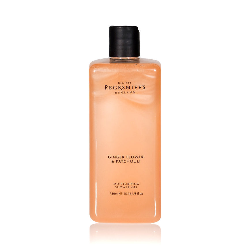 Pecksniff's Ginger Flower & Patchouli Moisturizing Shower Gel | 750 ml/25.3 Fl Oz