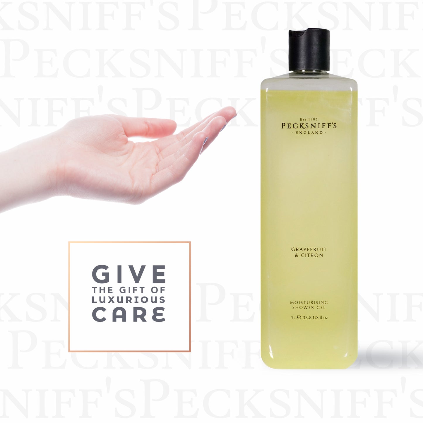 Pecksniffs Grapefruit & Citron Moisturizing Shower Gel | 1000 ml / 33.80 Fl Oz