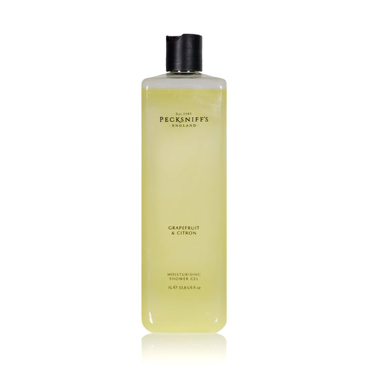 Pecksniffs Grapefruit & Citron Moisturizing Shower Gel | 1000 ml / 33.80 Fl Oz
