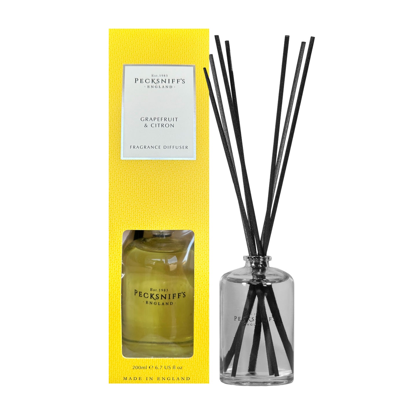 Pecksniff's Grapefruit & Citron Diffuser | 200ml/6.76 Fl Oz