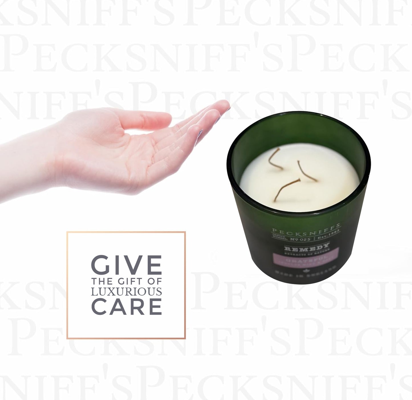 Pecksniffs Remedy Grateful Scented Candle | 3 Wicks, 550g/19.4oz
