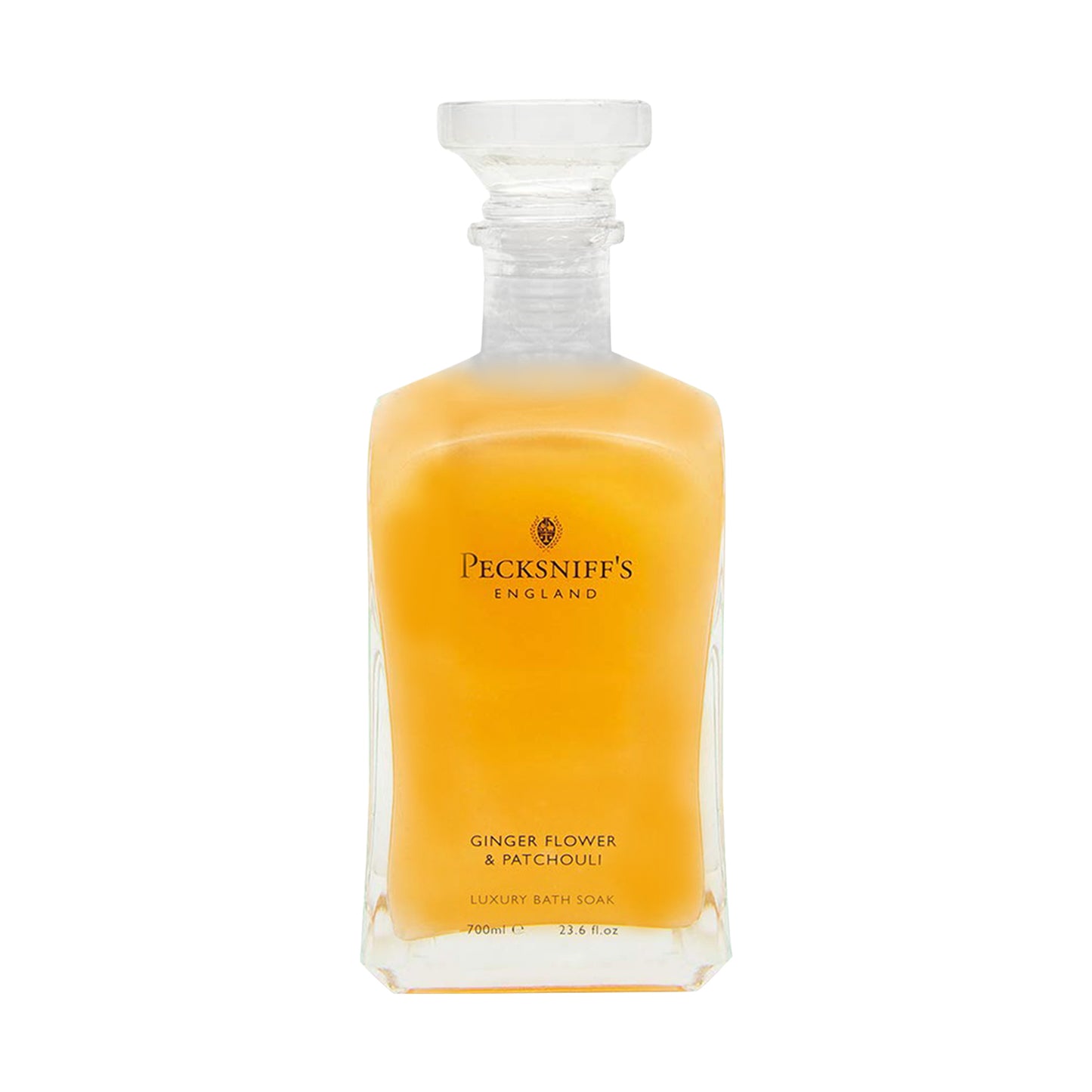 Pecksniffs Ginger Flower & Patchouli Luxury Bath Soak | 700ml /23.6 Fl Oz