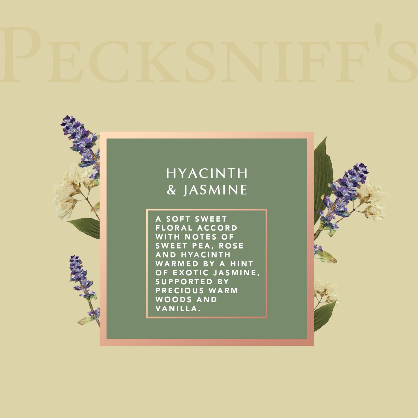 Pecksniffs Hyacinth & Jasmine Bath Soak Decanter | 500ml/16.9 Fl Oz