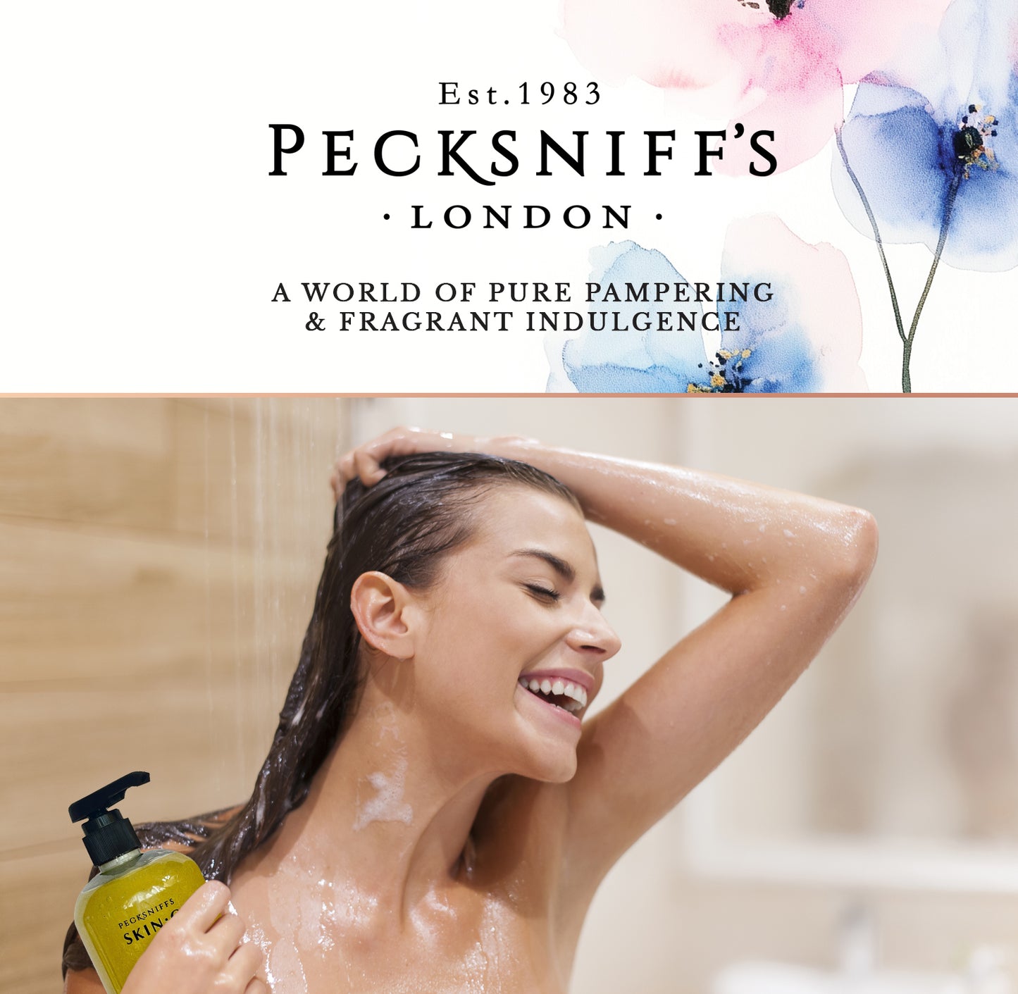Pecksniffs Lemon & Grapefruit Sparkle Exfoliating Shower Gel | 1000 ml / 33.80 Fl Oz
