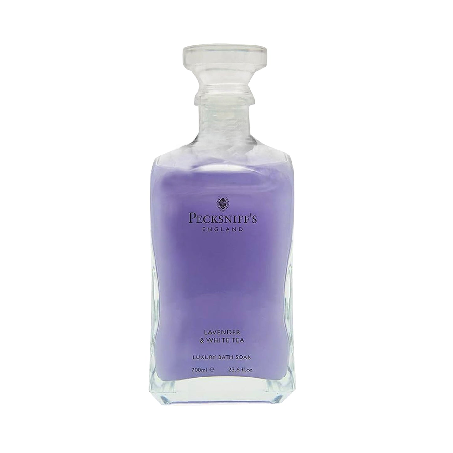 Pecksniffs Lavender & White Tea Luxury Bath Soak | 700ml /23.6 Fl Oz