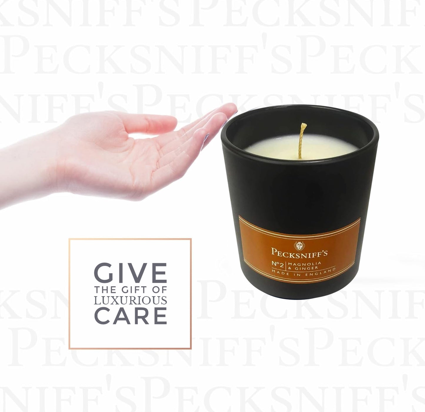 Pecksniffs Magnolia & Ginger Scented Candle | 1 Wick, 100g/3.5oz