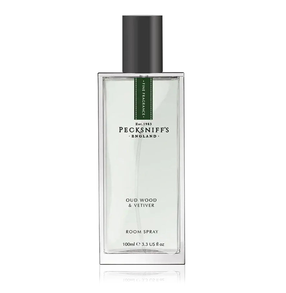 Pecksniffs Oud Wood & Vetiver Classic Room Spray | 100ml/3.38 Fl Oz