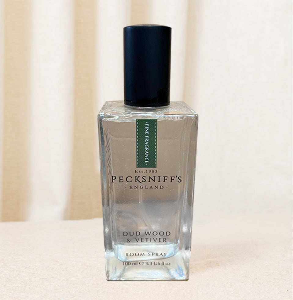 Pecksniffs Oud Wood & Vetiver Classic Room Spray | 100ml/3.38 Fl Oz