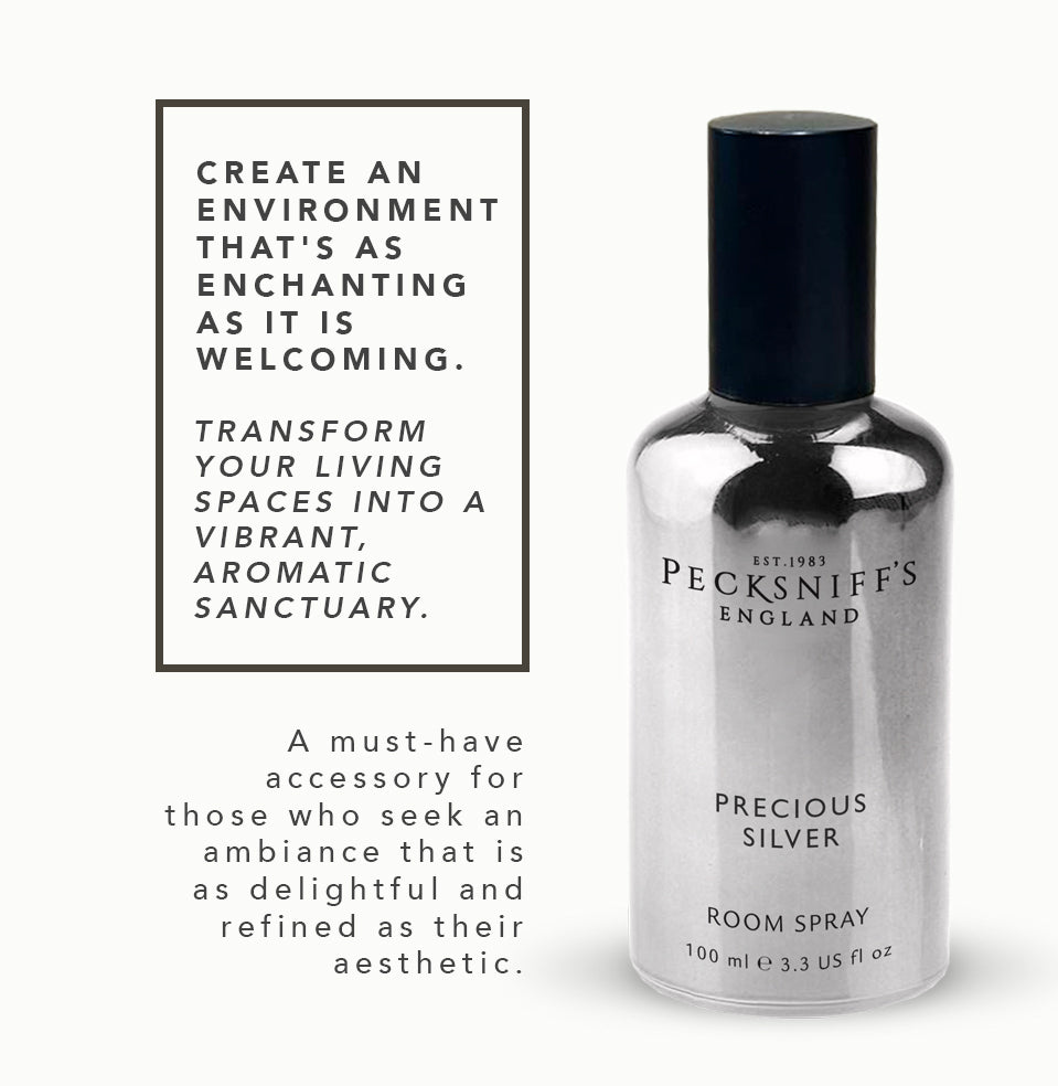 Pecksniffs Precious Silver Room Spray | 100ml/3.38 Fl Oz