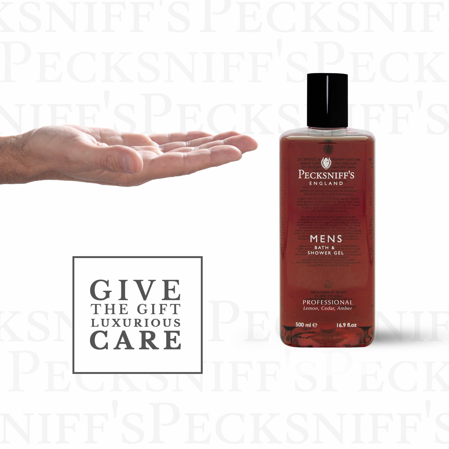 Pecksniffs Professional Men's Bath and Shower Gel | 500ml /16.9 Fl Oz