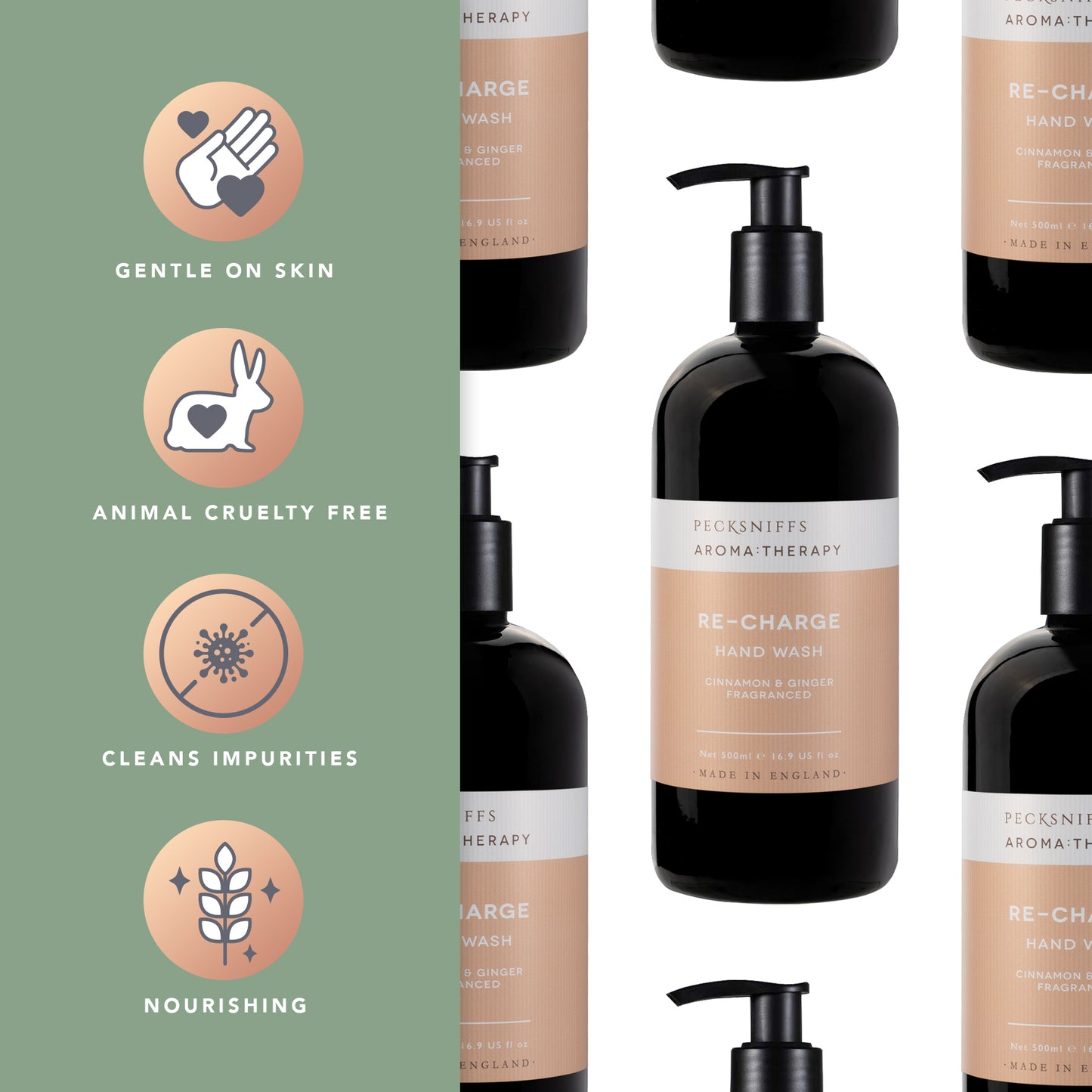 Pecksniff's Aroma:Therapy Re-Charge 500 ml/16.9 fl oz Hand Wash