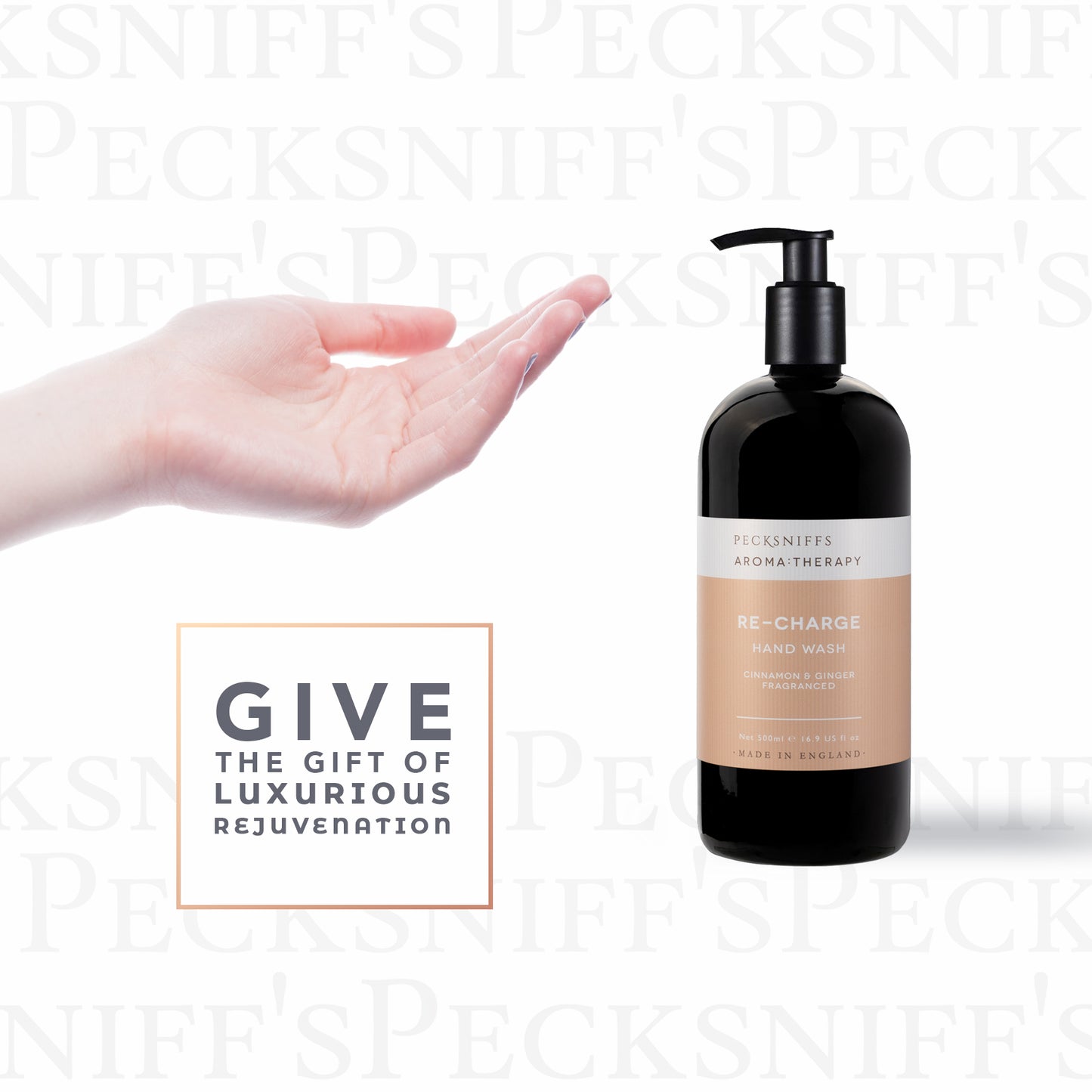 Pecksniff's Aroma:Therapy Re-Charge 500 ml/16.9 fl oz Hand Wash