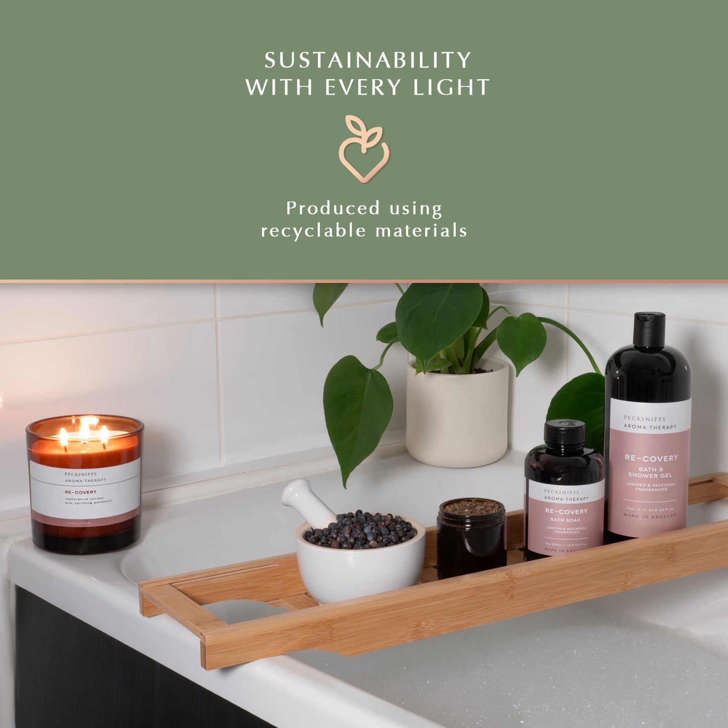 Pecksniffs Aromatherapy Re-Covery Candle | 3 Wicks, 283g/9.9oz