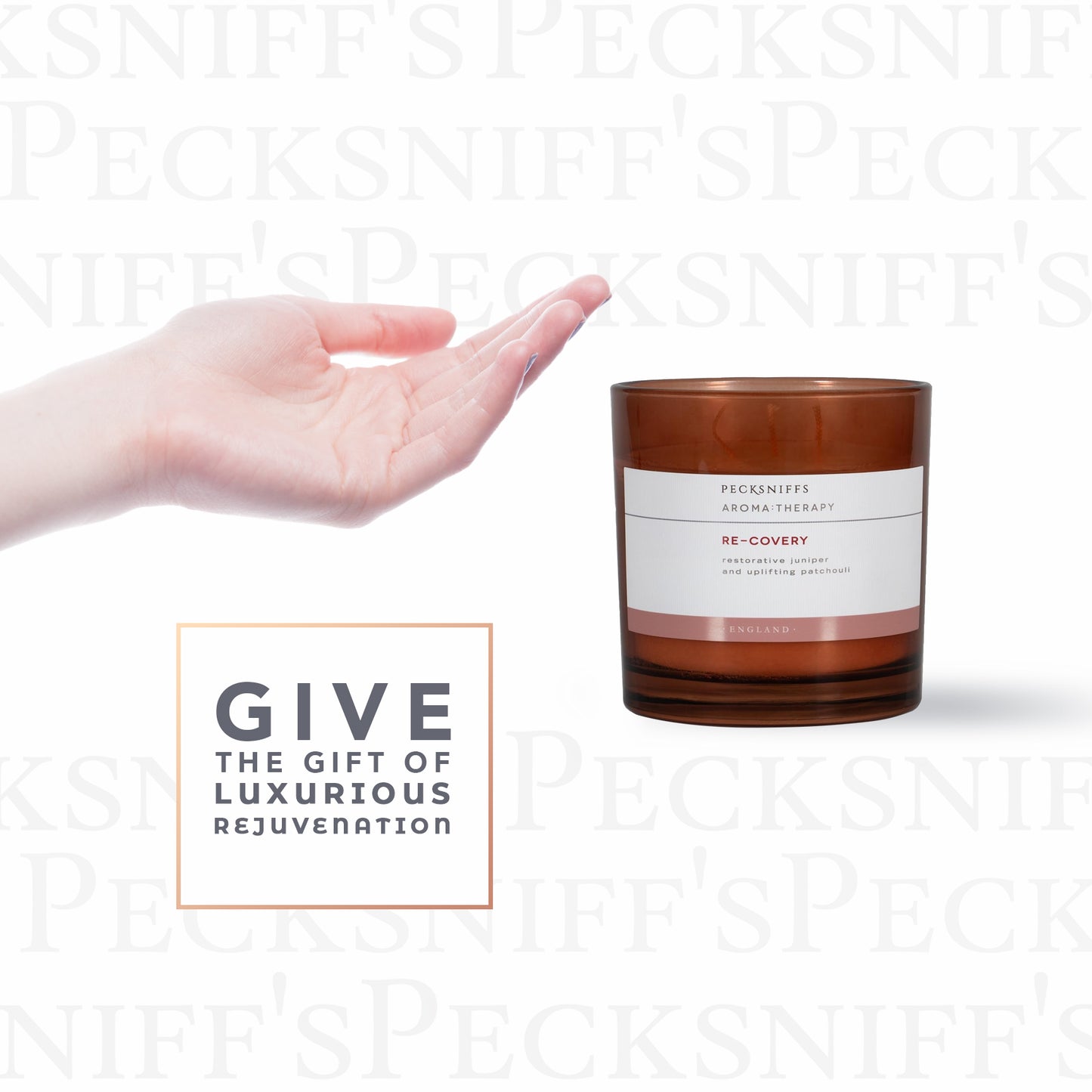 Pecksniffs Amber Re-Covery Candle | 3 Wicks, 550g/19.40oz