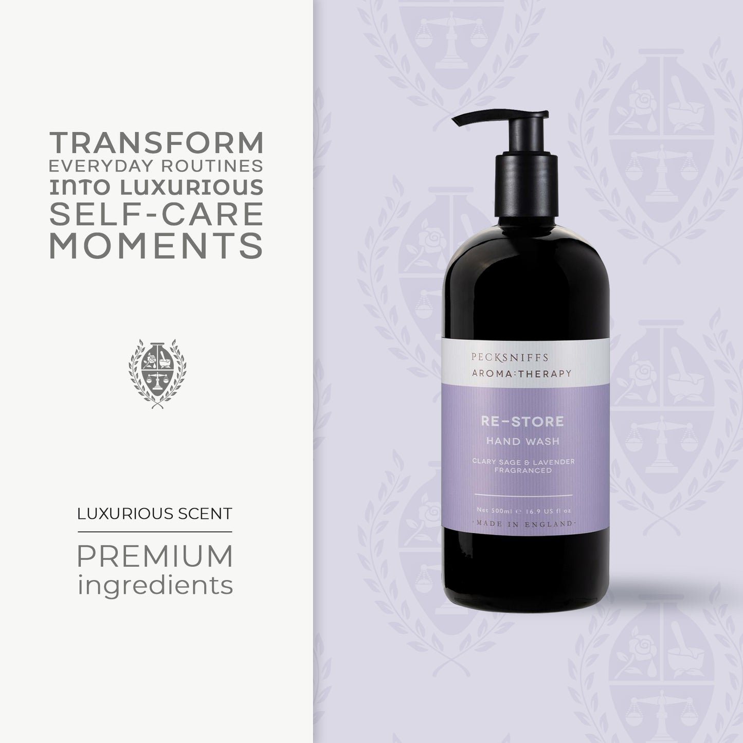 Pecksniff's Aroma:Therapy Re-Store 500 ml/16.9 fl oz Hand Wash