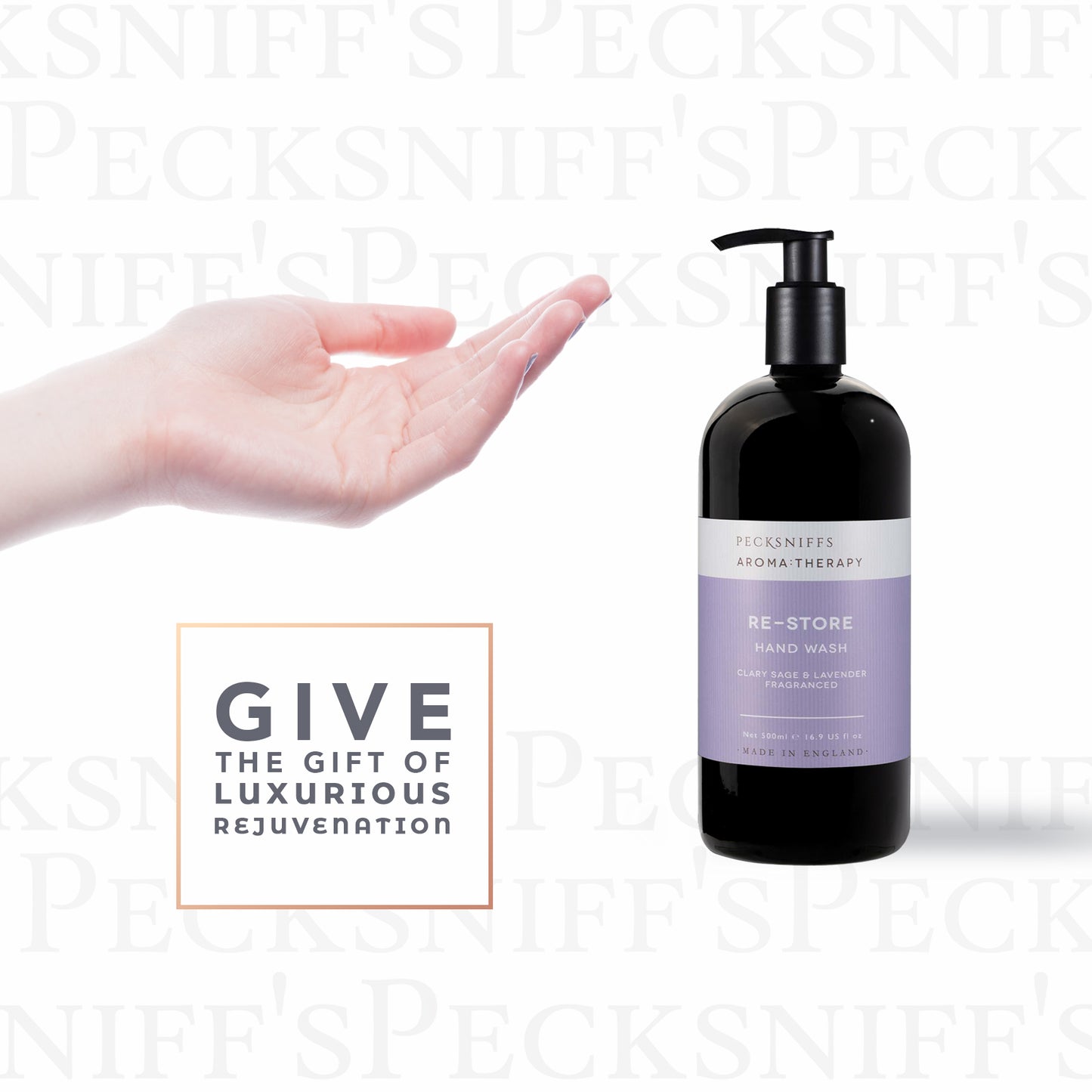 Pecksniff's Aroma:Therapy Re-Store 500 ml/16.9 fl oz Hand Wash