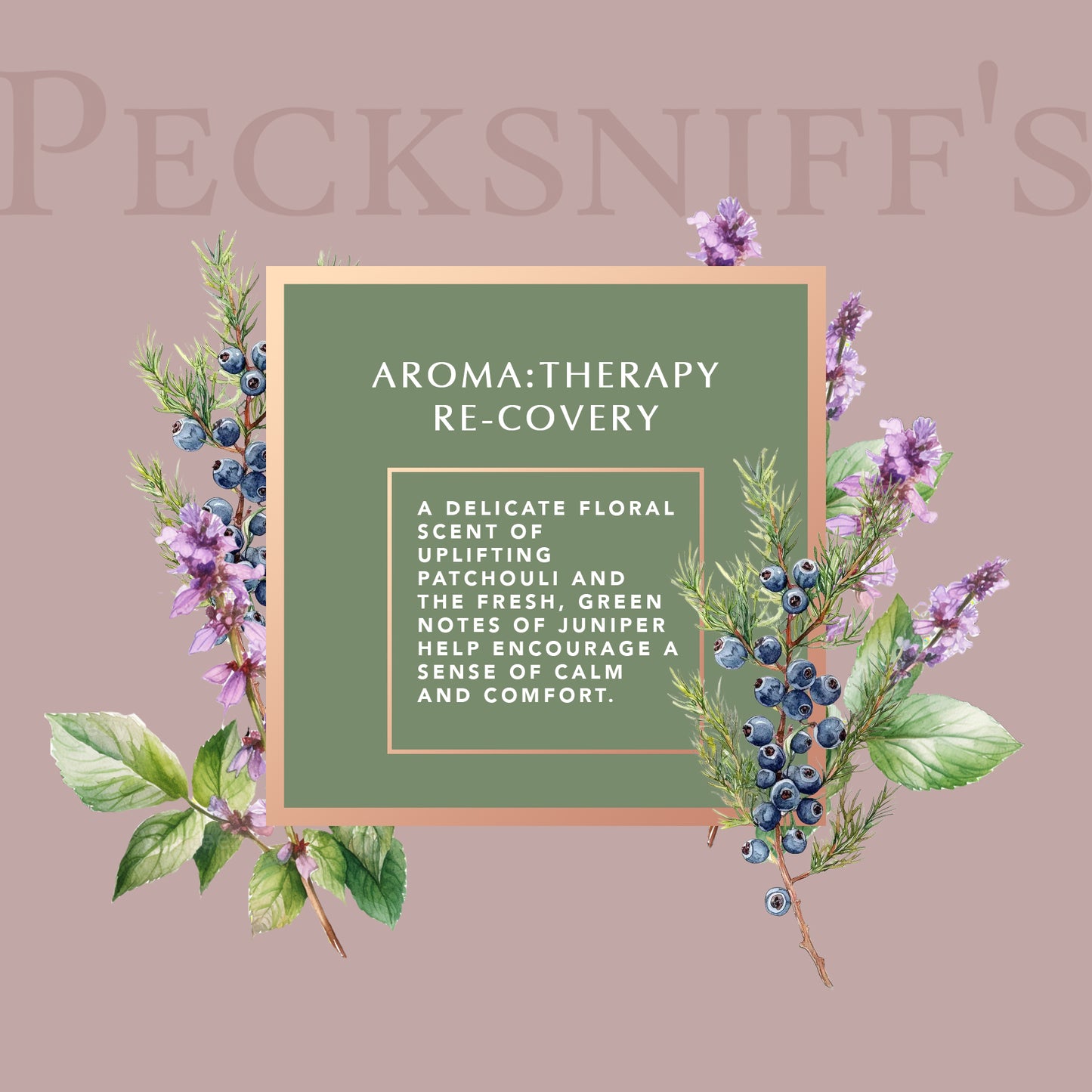 Pecksniffs Aromatherapy Re-Covery Candle with Dust Cover | 1 Wick, 150g/5.29oz