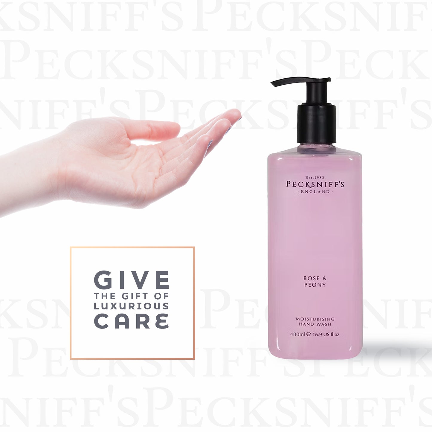 Pecksniff's Rose & Peony Hand Wash 480ml/16.2 fl oz