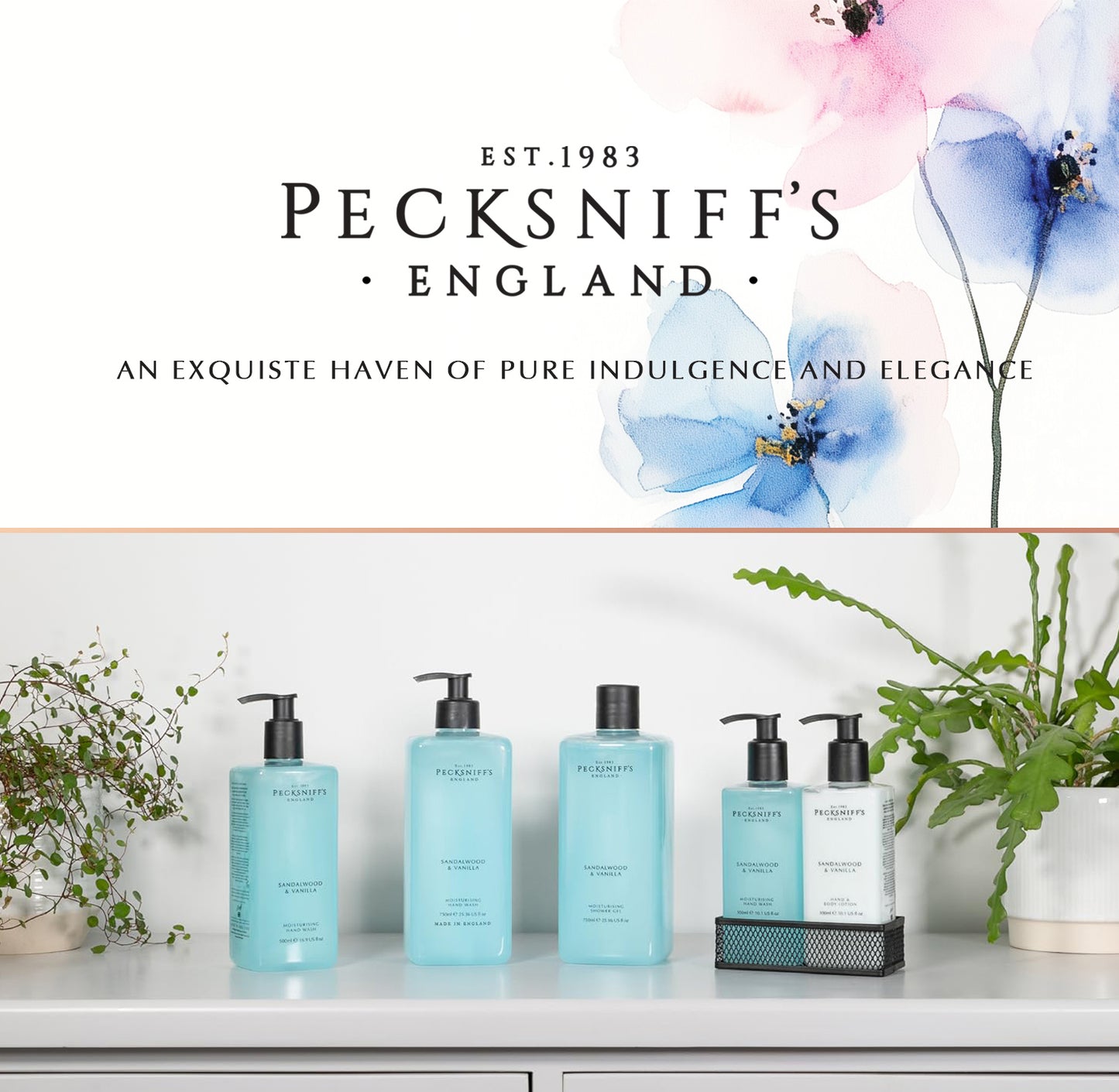 Pecksniff's Sandalwood & Vanilla Hand Wash 480ml/16.2 fl oz