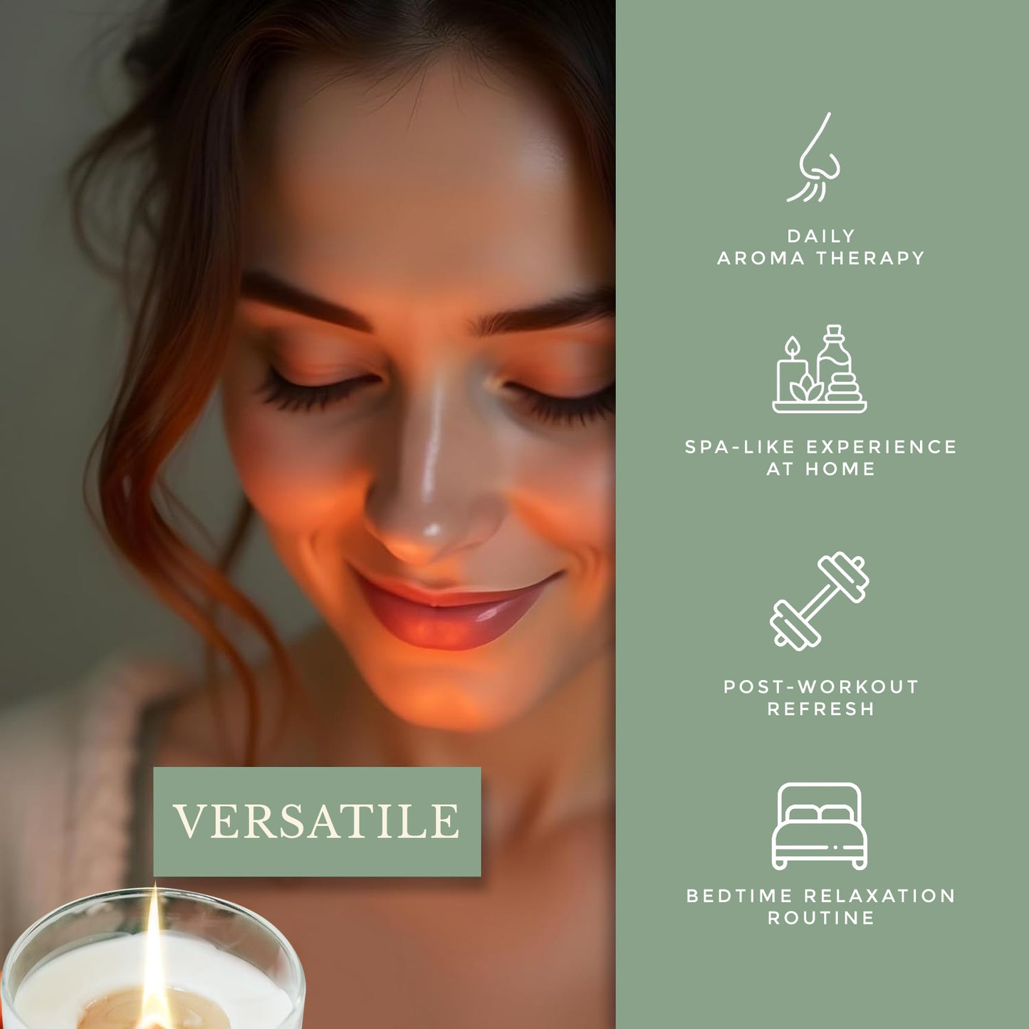 Pecksniff's Classic Sandalwood & Vanilla Scented Candle | 1 Wick, 184g/6.49oz
