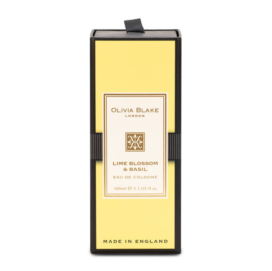 Olivia Blake Lime Blossom & Basil Perfume for Women – Fine Fragrance Eau de Cologne Spray, 100 ml/3.3 fl oz