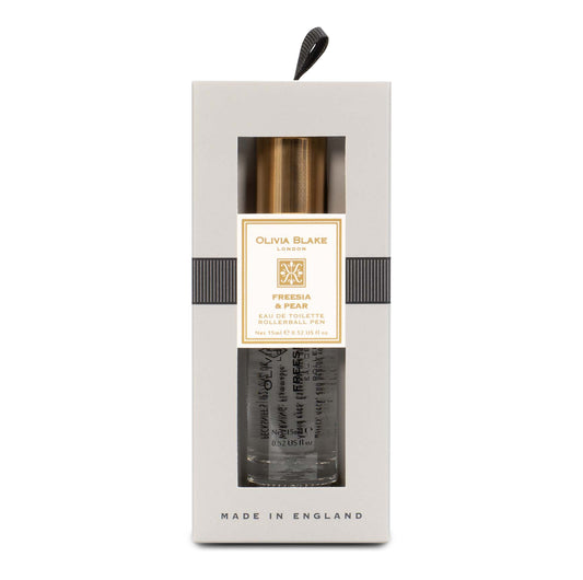 Olivia Blake Freesia & Pear Perfume Roller Ball – 15 ml/0.52 fl oz Fine Fragrance Eau de Toilette, Travel Size Perfume for Women